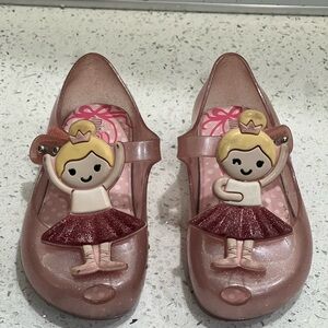 Mini Melissa Pink Ballet Princess Shoes